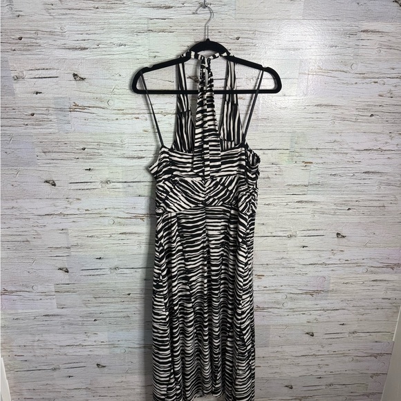 Donna Ricco Y2K halter zebra print dress size 14 NWT - Picture 5 of 6